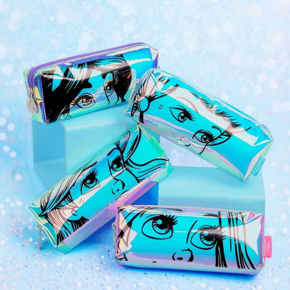 Disney Princess Iridescent Ariel Pencil Case, Blue - Picture 3 of 15